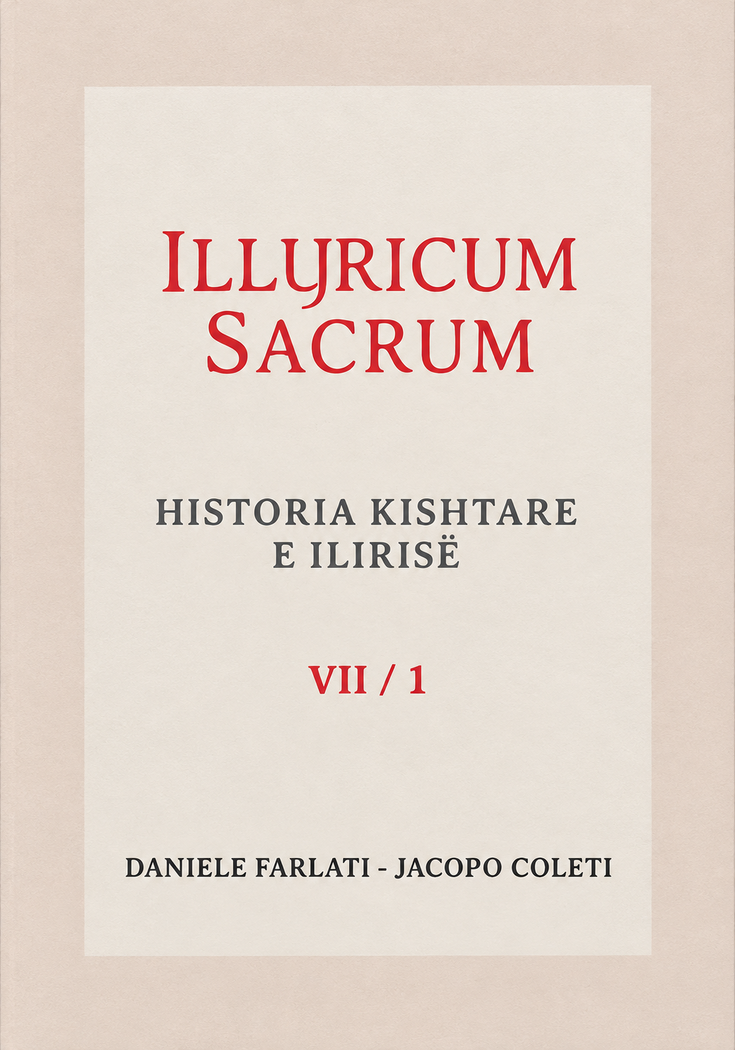 Illyricum sacrum (set me 3 volume) - Image 4